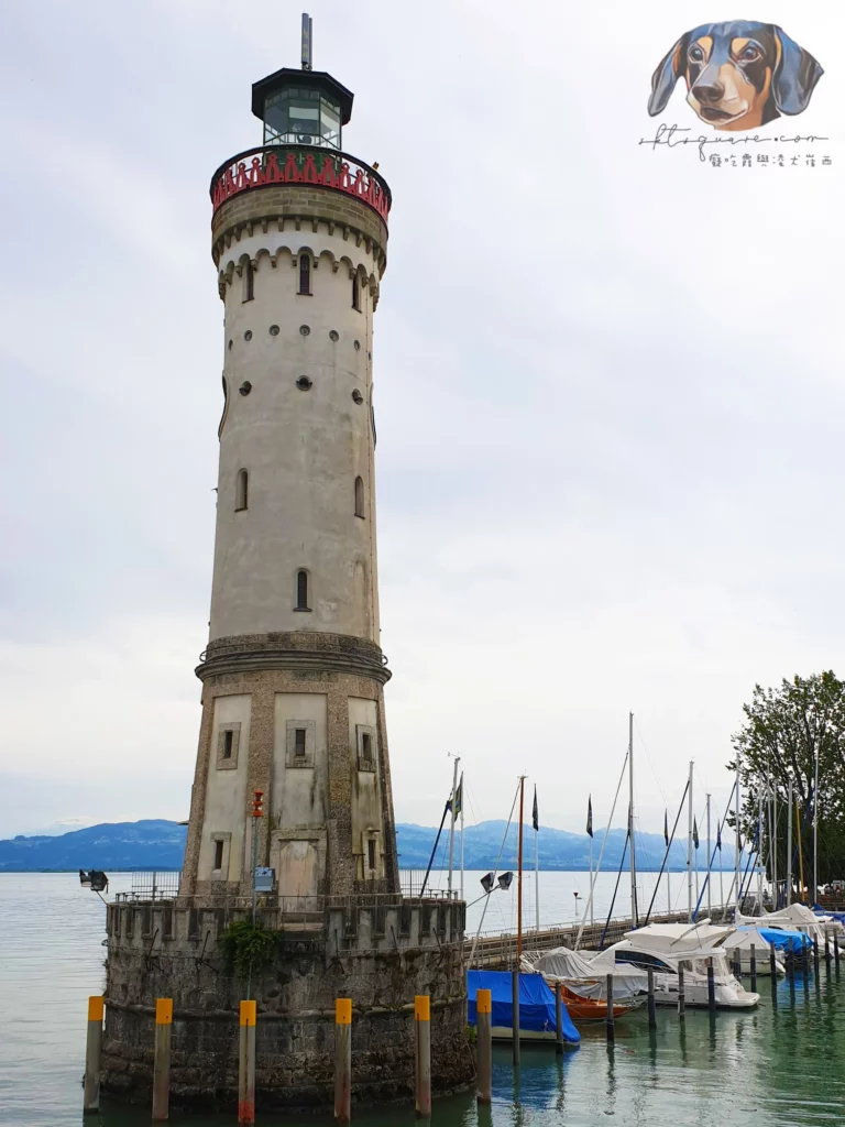 06 林道 燈塔與巴伐利亞獅子雕像 Lighthouse and Bavarian Lion Sculpture 20190609 175721 1