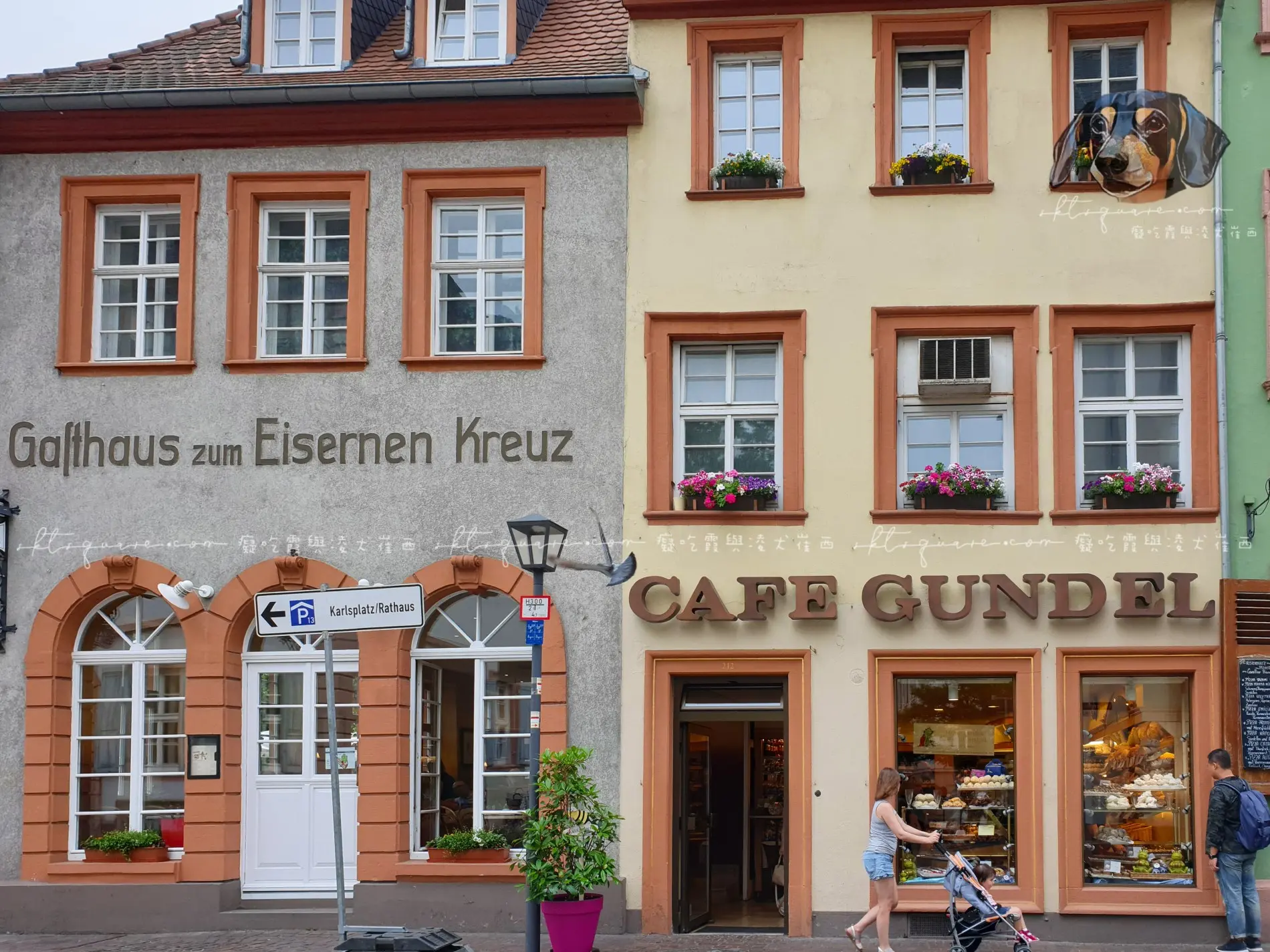 德國 海德堡 Café Gundel－店面外觀