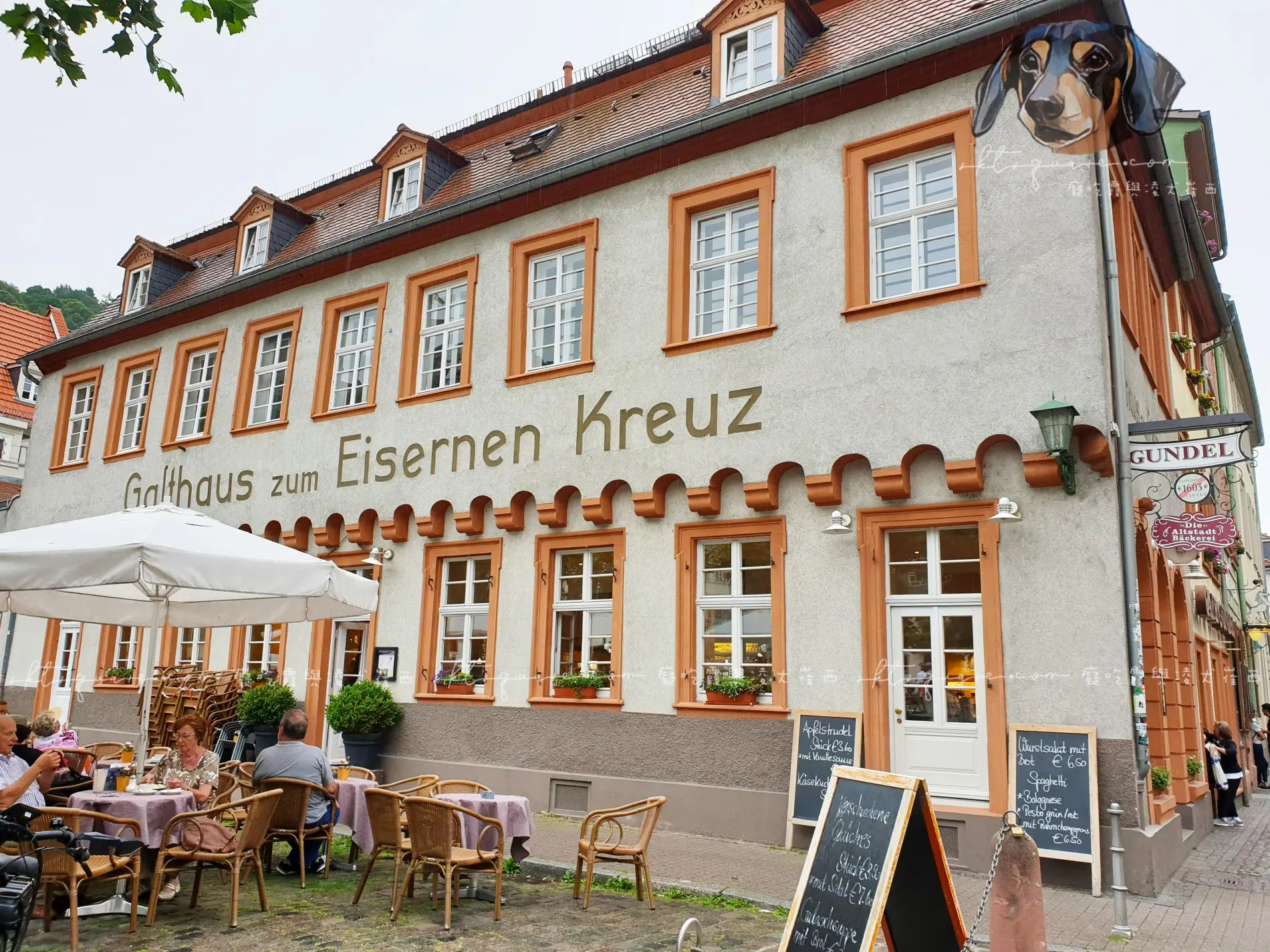 CAFE GUNDEL Heidelberger 海德堡 百年咖啡廳 德國 20190614 164019 浮水